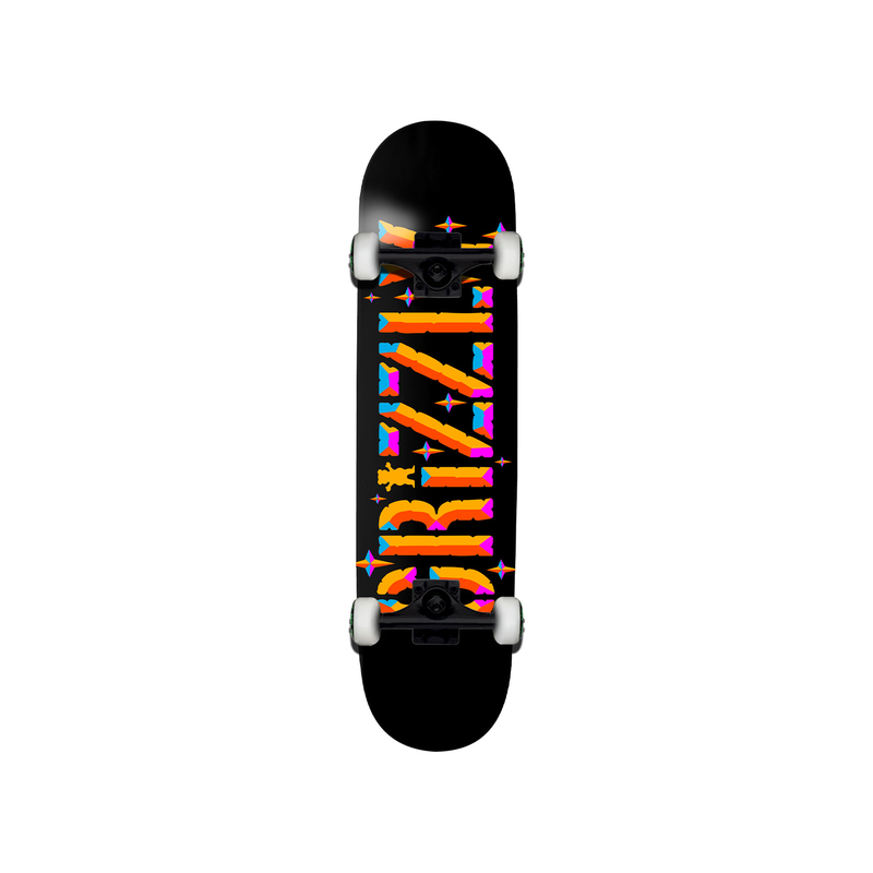 Grizzly skateboard complet 8.0 Beveled Black