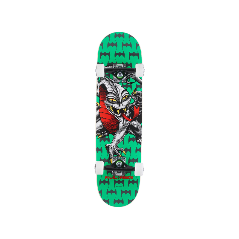 Powell Peralta skateboard complet 7.5 X 28.65 Cab Dragon Green