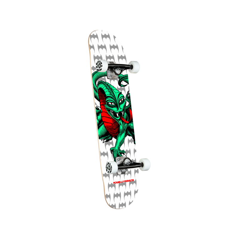 Powell Peralta skateboard complet 7.5 X 28.65 Cab Dragon White