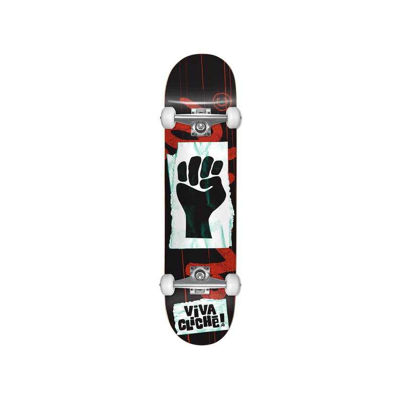 Cliché skateboard complet 7.75 X 31.18 Viva Cliche Red Black
