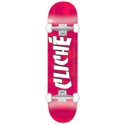 Cliché skateboard complet 8.0 X 31.56 Banco Red